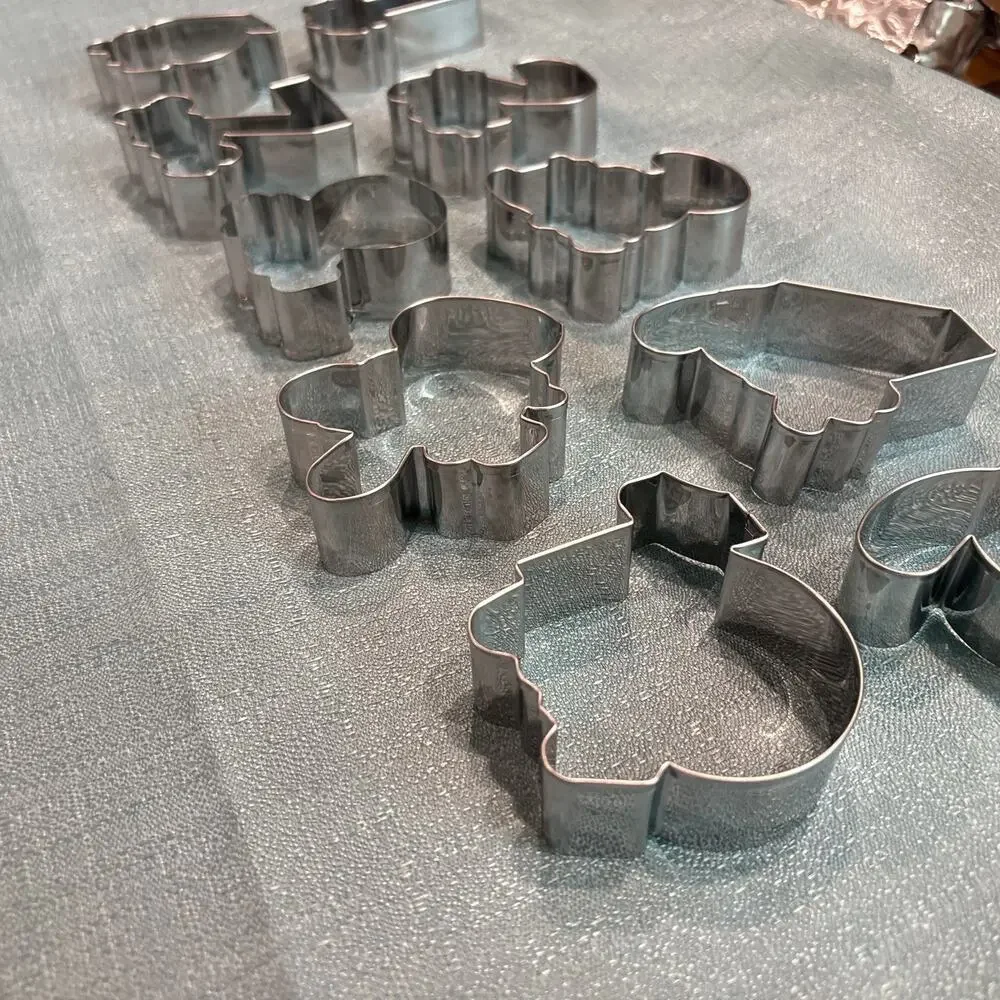 Vintage Number Cookie Cutter Set 1-10 Birthday Anniversary Cake Decorating